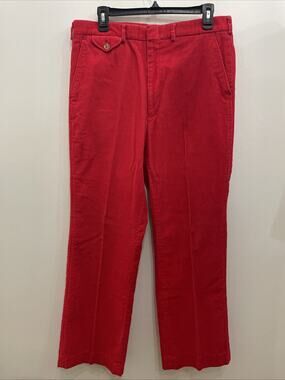 Vintage Bert Pulitzer Red Corduroy Men’s Pants 36x29